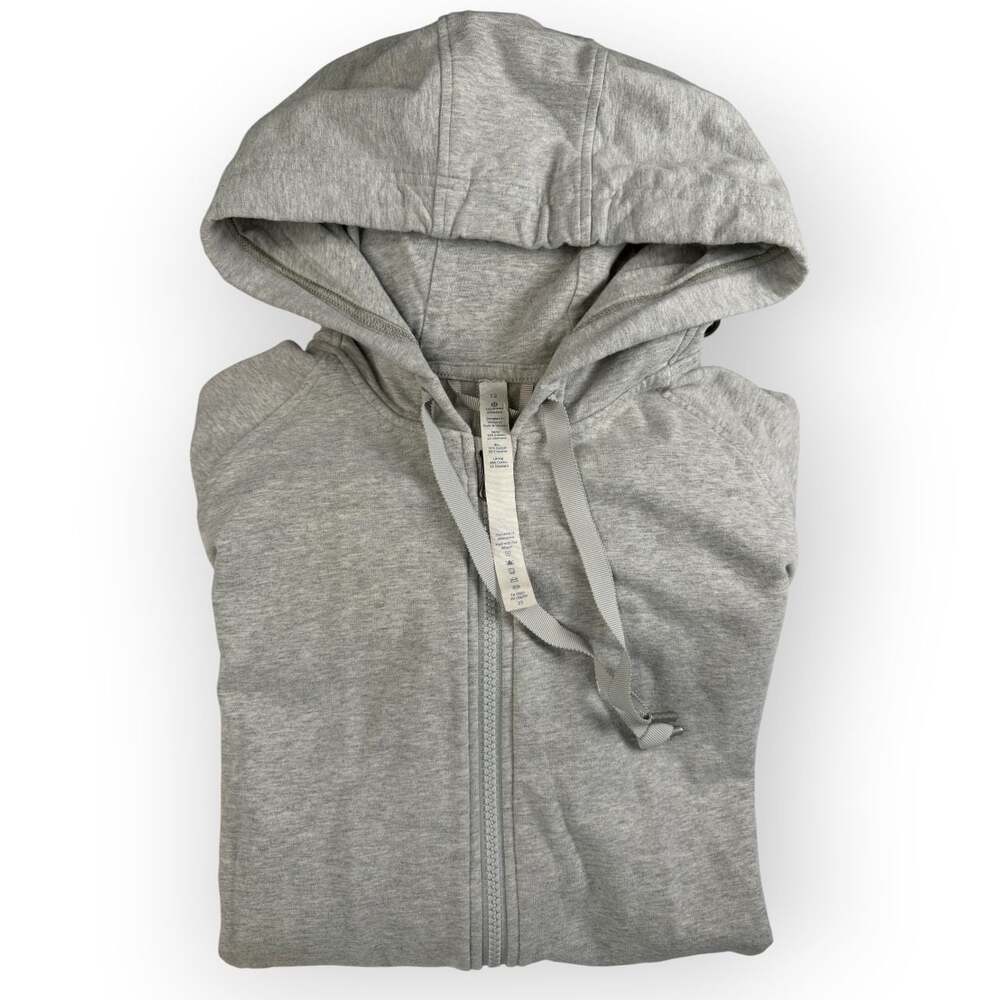 Oversized zip Hoodie Lululemon Grey Size 12